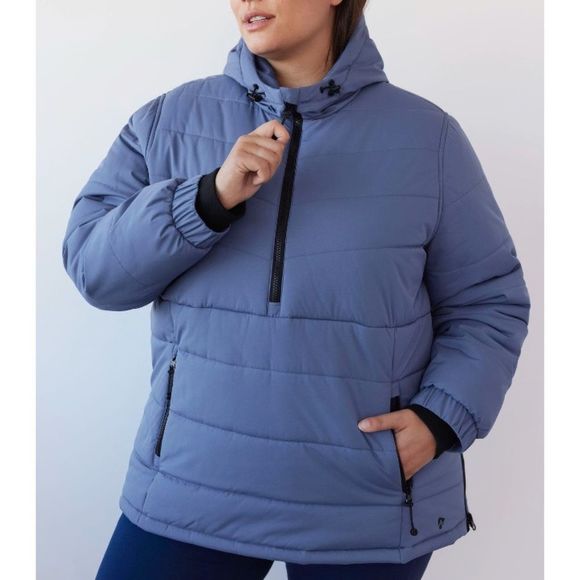 Active Zone Jackets & Blazers - Active Zone Penningtons Hooded Snow Jacket  Blue